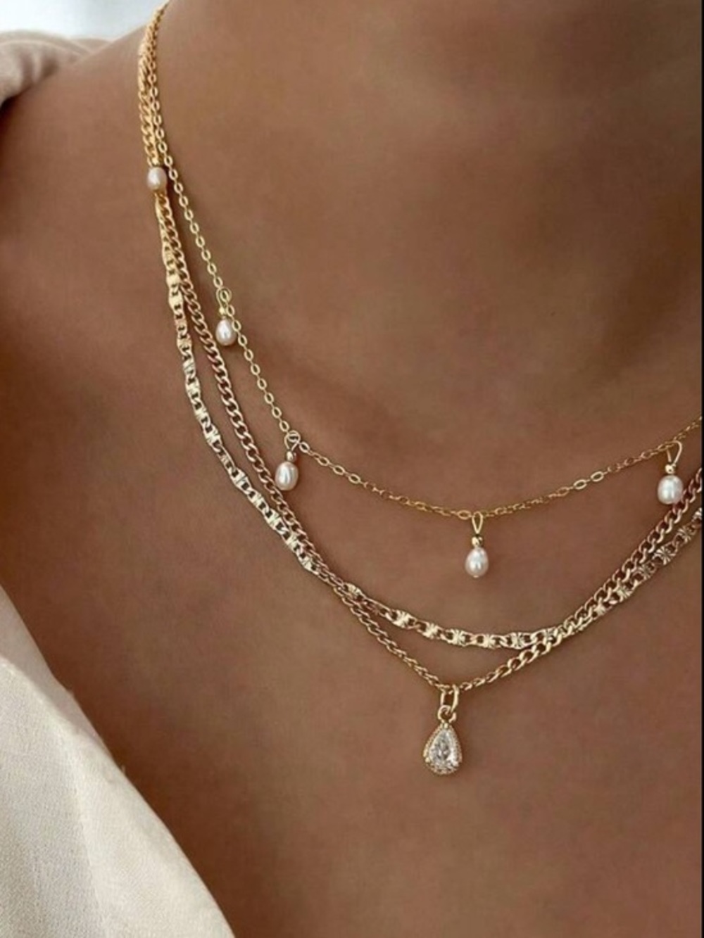 Gold necklace